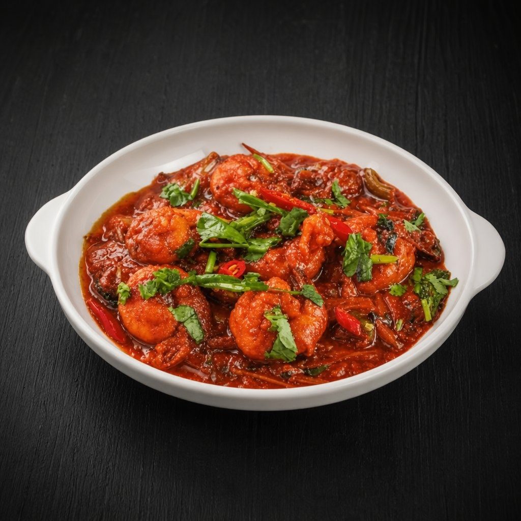 Shrimp Tikka Masala.