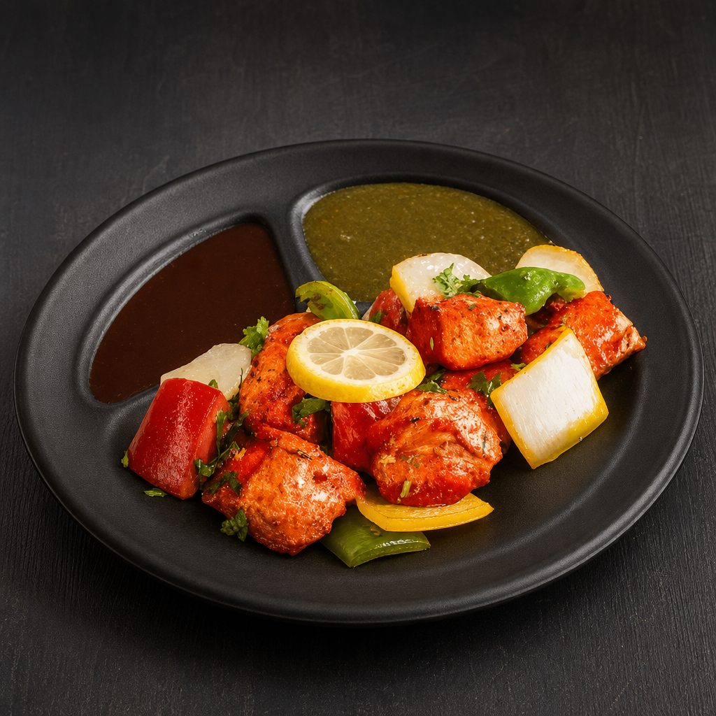 Achari Chicken Tikka.